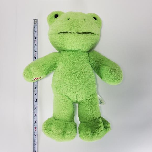 Build-A-Bear Spring Green Frog Stuffed Animal - Picture 8 of 9